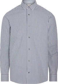Calvin Klein POPLIN STRETCH STRIPE SHIRT ink - Supermen.dk