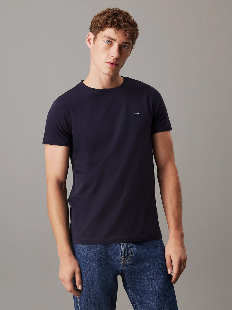 Calvin Klein STRETCH SLIM FIT T - SHIRT Night sky - Supermen.dk