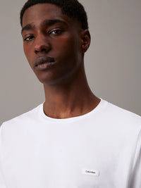 Calvin Klein STRETCH SLIM FIT T - SHIRT White - Supermen.dk