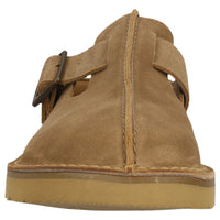 Clarks Solsbury Mule Dark Sand Suede - Supermen.dk