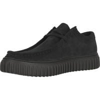 Clarks Torhill Lo Black Suede - Supermen.dk