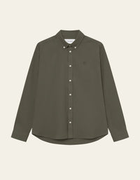 Les Deux Desert Reg Shirt Olive Night - Supermen.dk