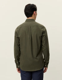 Les Deux Desert Reg Shirt Olive Night - Supermen.dk
