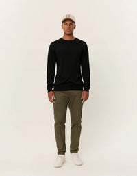 Les Deux Greyson Merino Knit Black - Supermen.dk