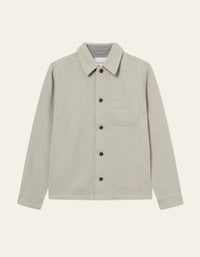 Les Deux Hamilton Twill Wool Overshirt - Supermen.dk