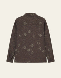 Les Deux Kaleb Flower Jacquard Overshirt - Supermen.dk