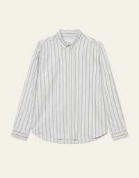 Les Deux Konrad Striped Oxford Shirt - Supermen.dk