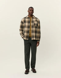 Les Deux Loan Check Twill Overshirt - Supermen.dk