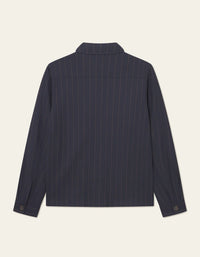 Les Deux Marseille Pinstripe Hybrid Jacket - Supermen.dk