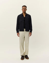 Les Deux Marseille Pinstripe Hybrid Jacket - Supermen.dk