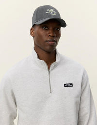 Les Deux Patch Half - Zip Sweatshirt - Supermen.dk