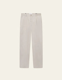 Les Deux Randall Pleated Twill Suit Pants Sand - Supermen.dk