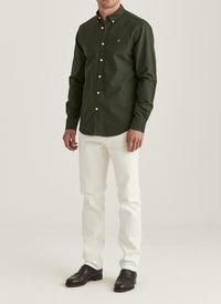 Morris Douglas Shirt - Slim Fit / 79 Olive - Supermen.dk