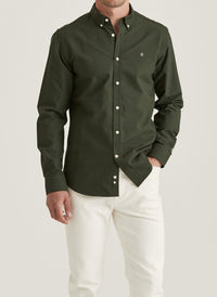 Morris Douglas Shirt - Slim Fit / 79 Olive - Supermen.dk