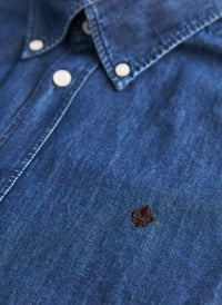 Morris Light Denim Shirt - Slim Fit - Supermen.dk