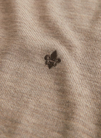 Morris Merino John Zip Khaki - Supermen.dk