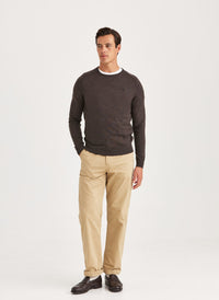 Morris Merino Oneck Brown - Supermen.dk