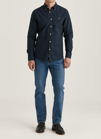 Morris Oxford Button Down Shirt Navy - Supermen.dk