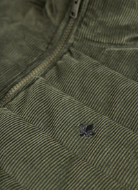 Morris Ted Quilted Cord Vest Olive - Supermen.dk