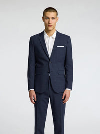 Selected SLHSLIM - OASIS LINEN BLAZER Navy - Supermen.dk