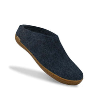 Glerups Tøffel med naturgummisål – Denim - Supermen.dk