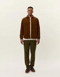 Les Deux Kody Corduroy Overshirt Monk's Robe