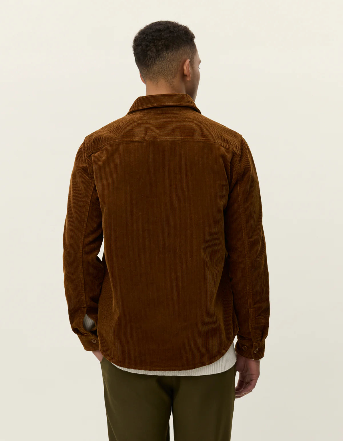 Les Deux Kody Corduroy Overshirt Monk's Robe