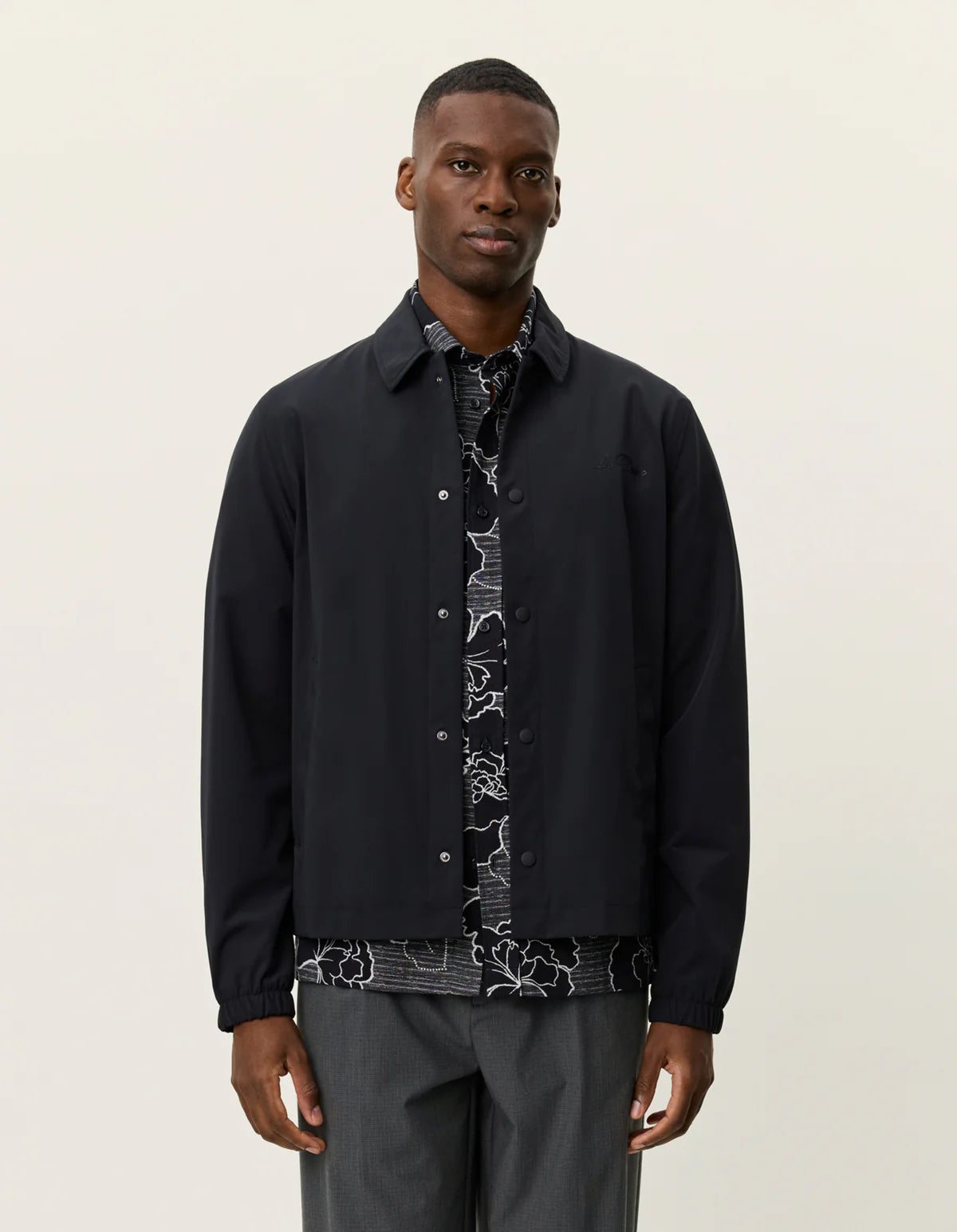 Les Deux Idris Coach Jacket - Black