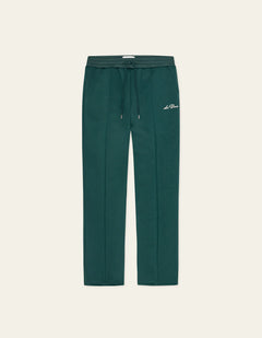 Les Deux Ballier Crew track pants i Sea Moss grøn set bagfra – produktbillede