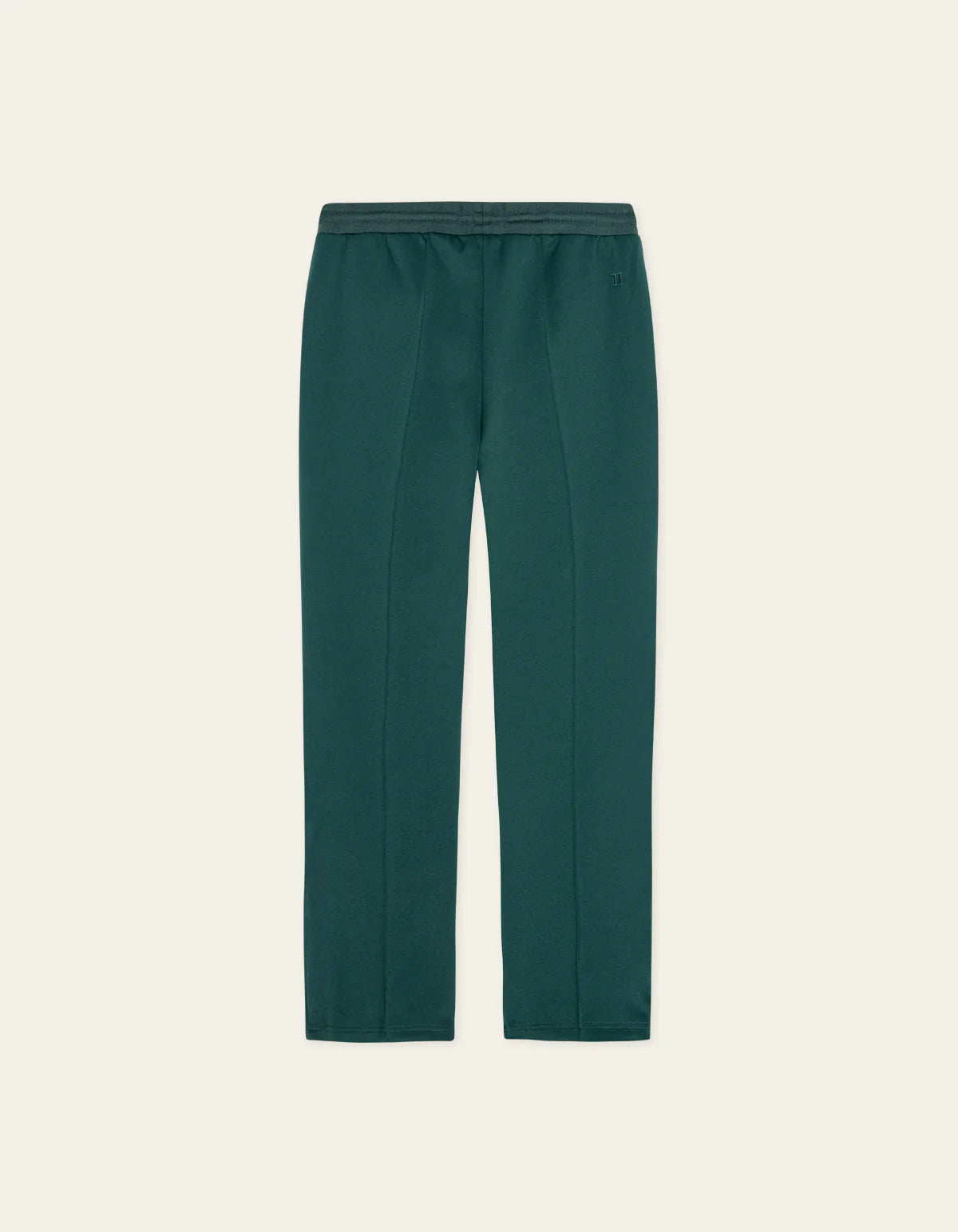 Les Deux Ballier Crew track pants i Sea Moss grøn set forfra – produktbillede