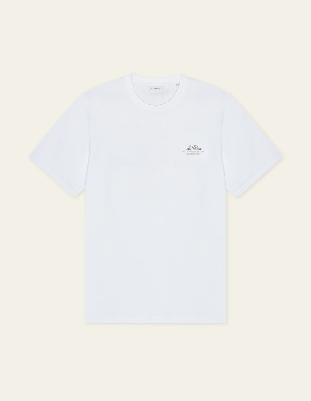 Les Deux Ben Globe T-Shirt - White