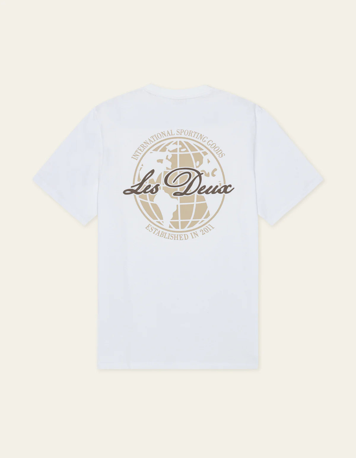 Les Deux Ben Globe T-Shirt - White
