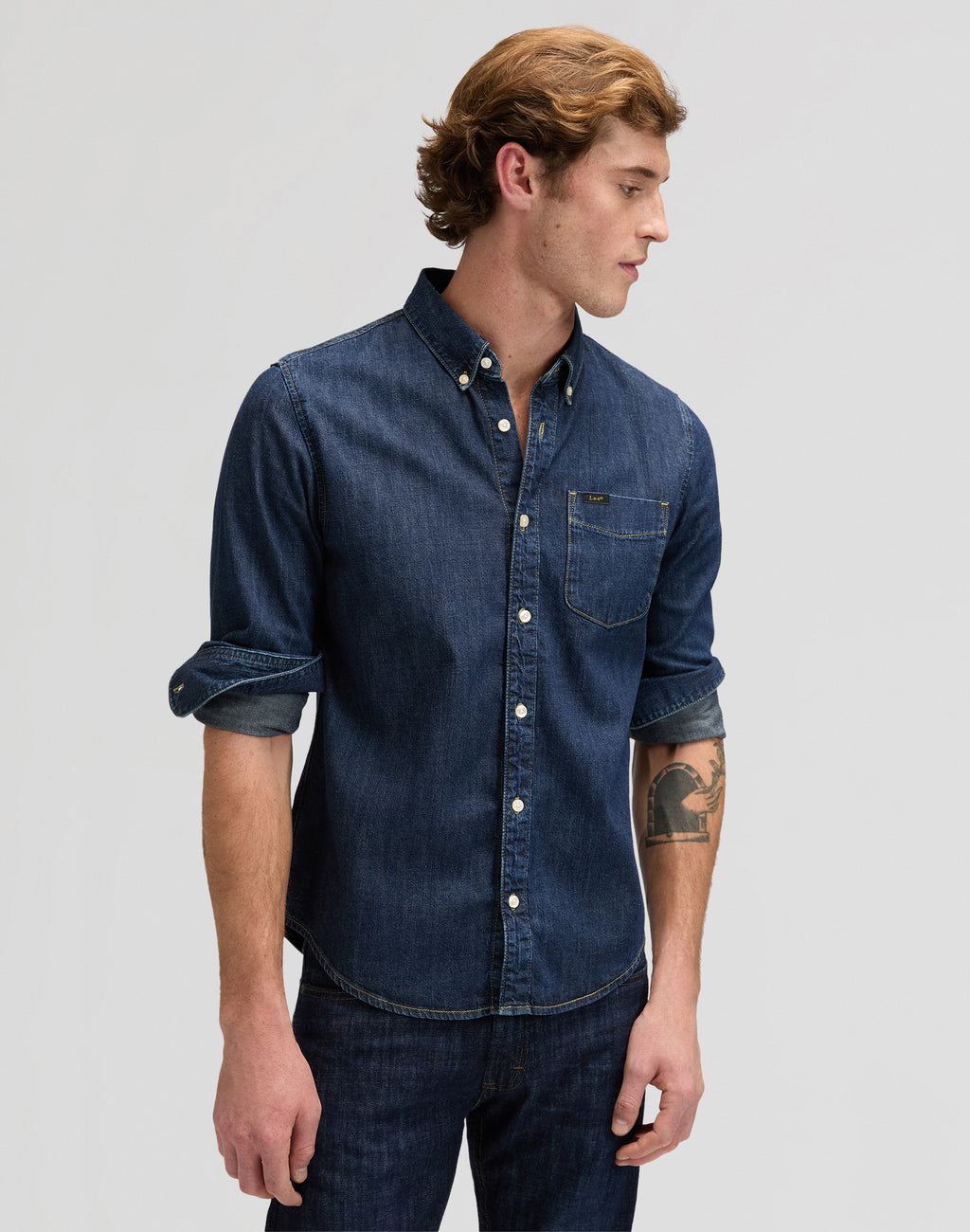 Lee BUTTON DOWN - 9912 RINSE