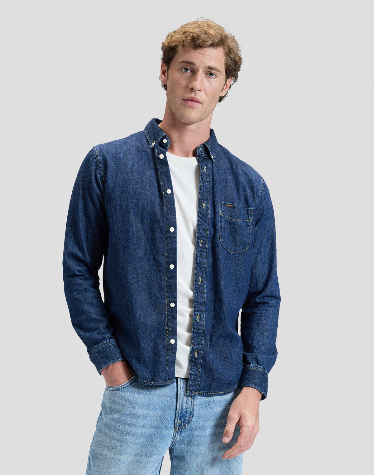 Lee BUTTON DOWN - 9912 RINSE