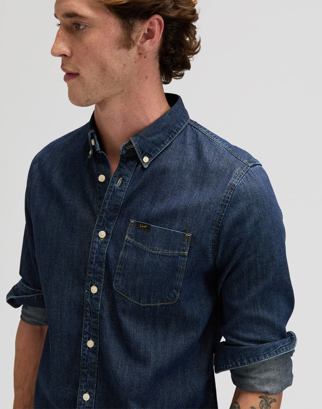 Lee BUTTON DOWN - 9912 RINSE