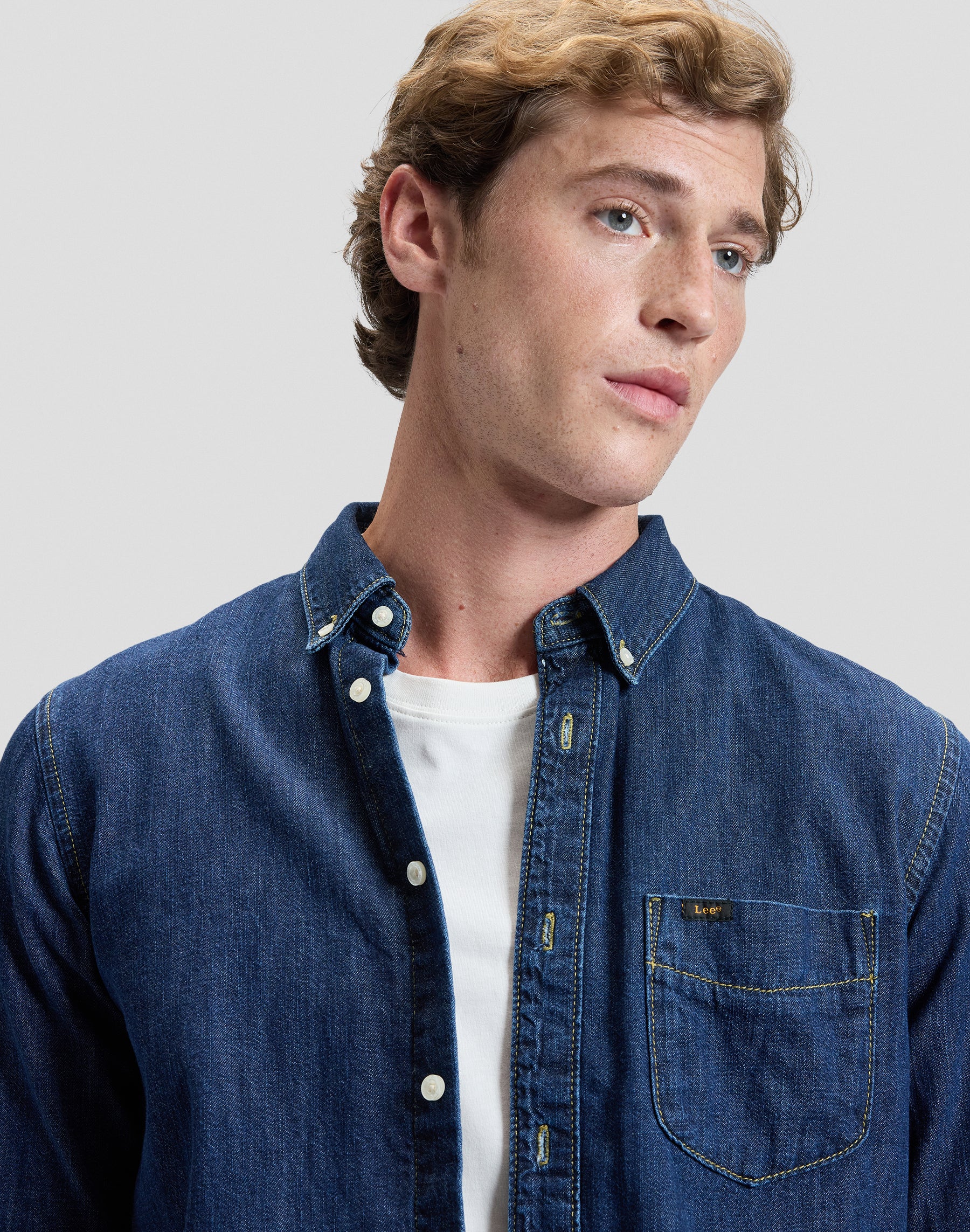 Lee BUTTON DOWN - 9912 RINSE