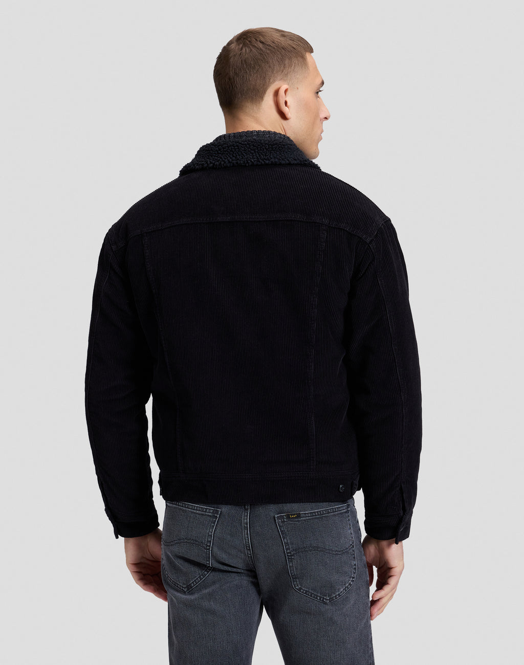 Lee RELAXED SHERPA JACKET - 11656 BLACK
