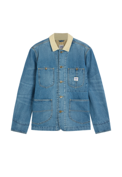 Lee 91-J chore jacket i Vintage Wear lyseblå denim – produktbillede