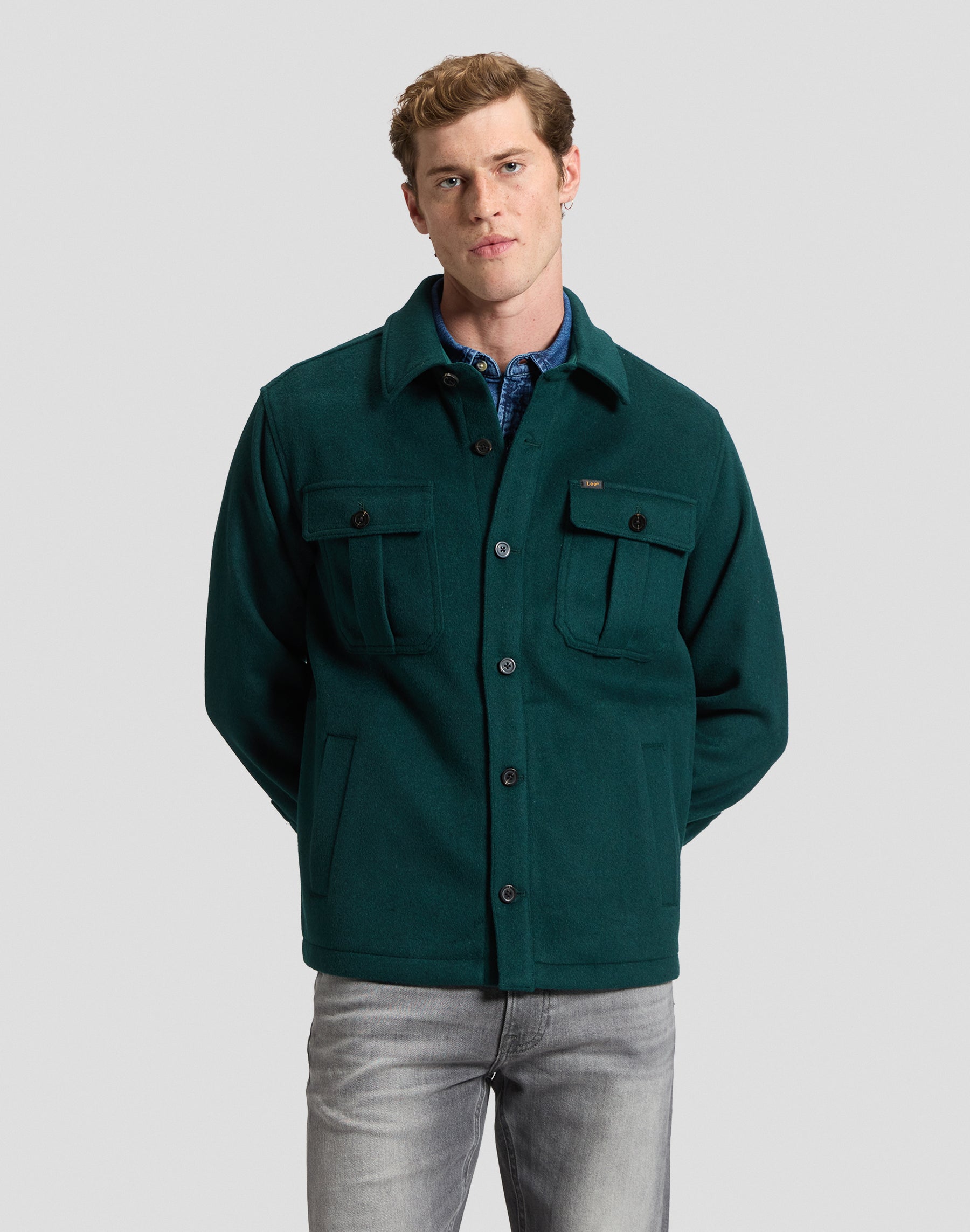 Lee UTILITY WOOL SHIRT - 17620 PONDEROSA PINE