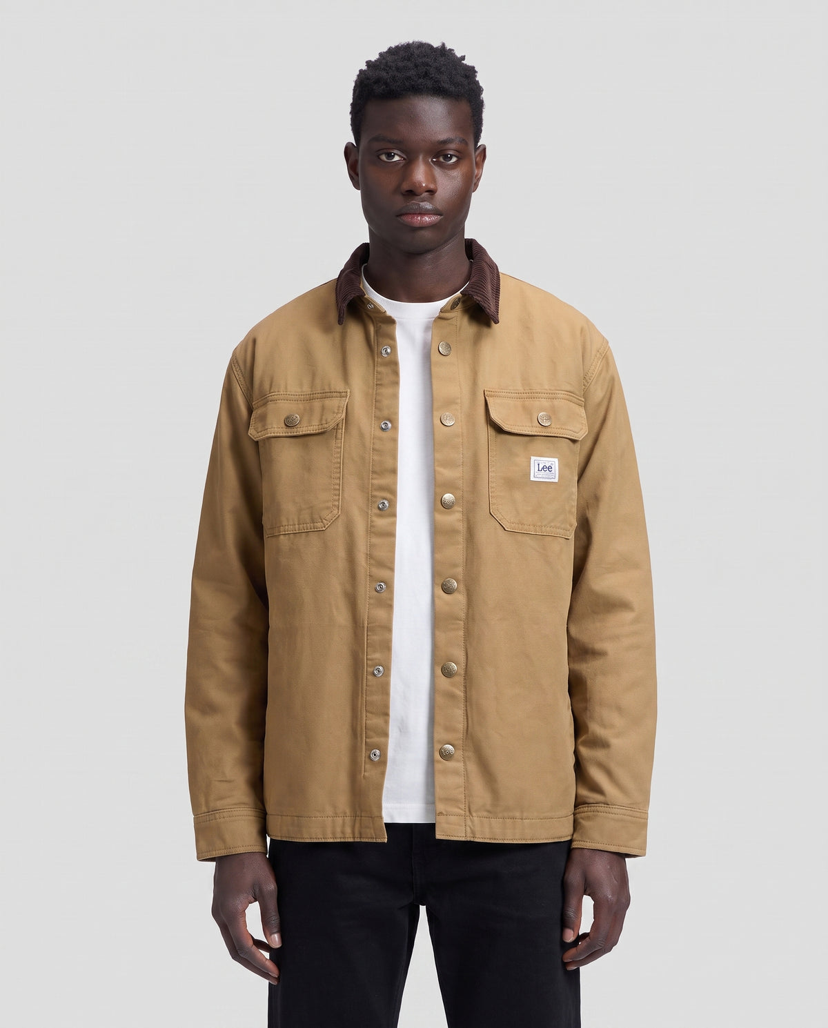 Lee WORKWEAR OVERSHIRT - 9916 DARK KHAKI