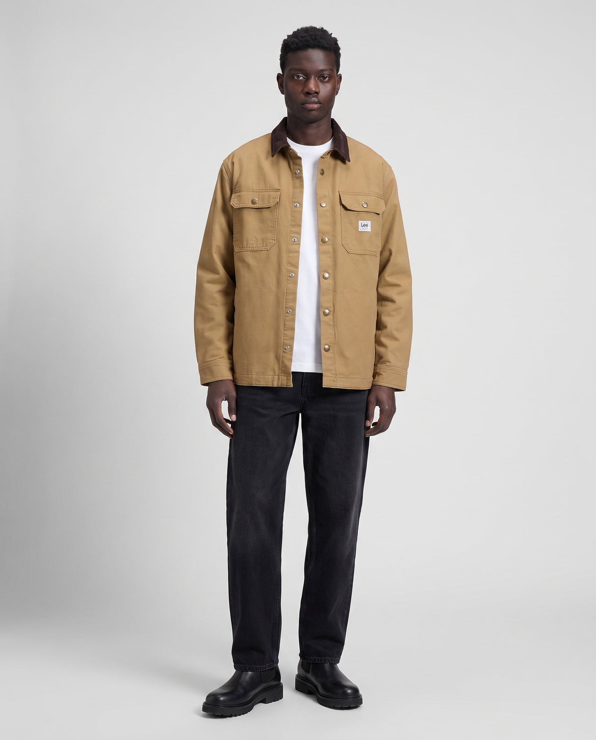 Lee WORKWEAR OVERSHIRT - 9916 DARK KHAKI