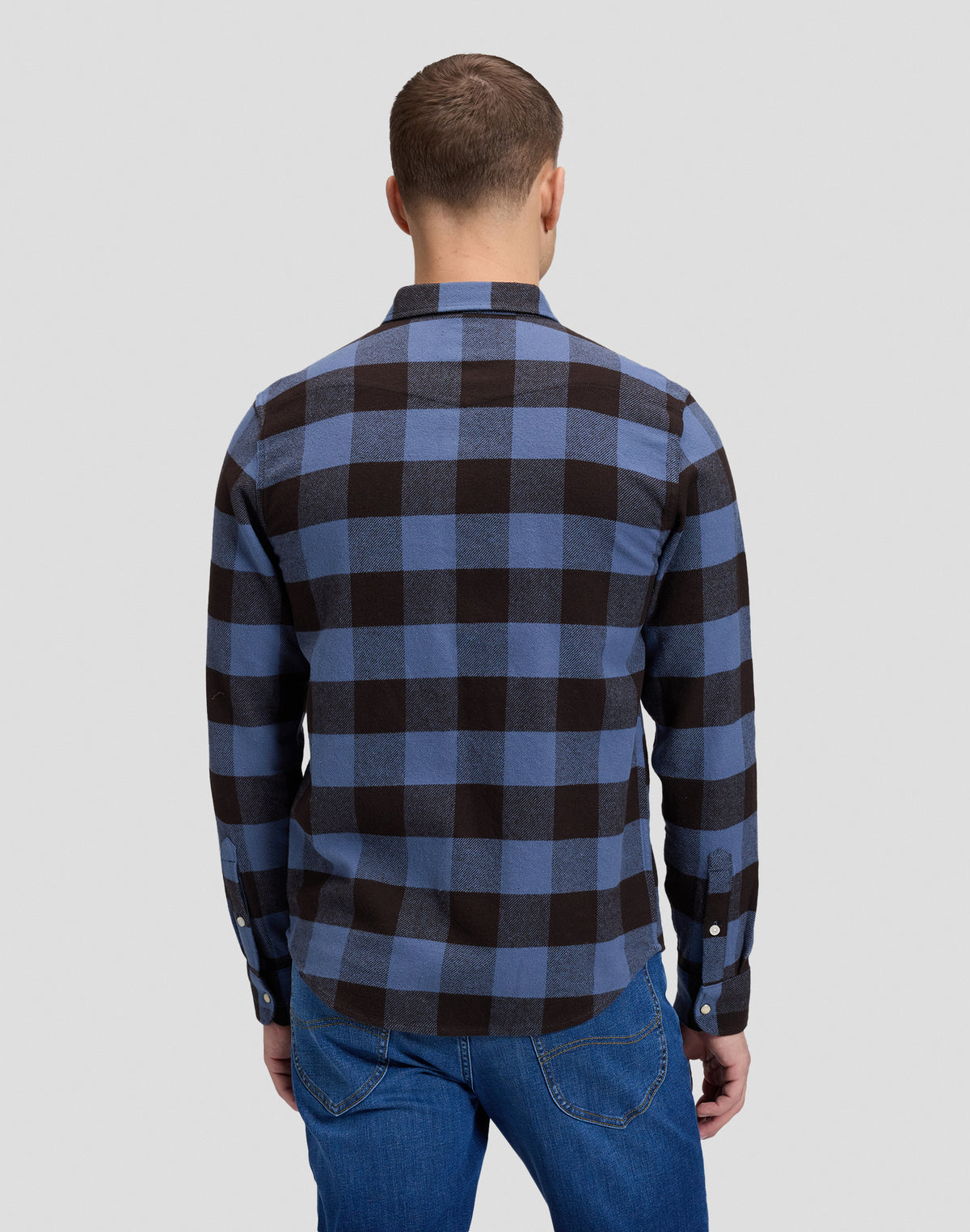 Lee Clean Western ternet skjorte 17551 set bagfra