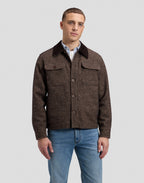 Lee CORD COLLAR MIX OVERSHIRT - 17551 CHOCOLATE TORTE