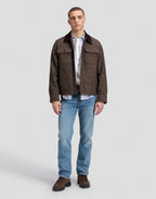 Lee CORD COLLAR MIX OVERSHIRT - 17551 CHOCOLATE TORTE