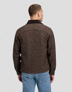 Lee CORD COLLAR MIX OVERSHIRT - 17551 CHOCOLATE TORTE