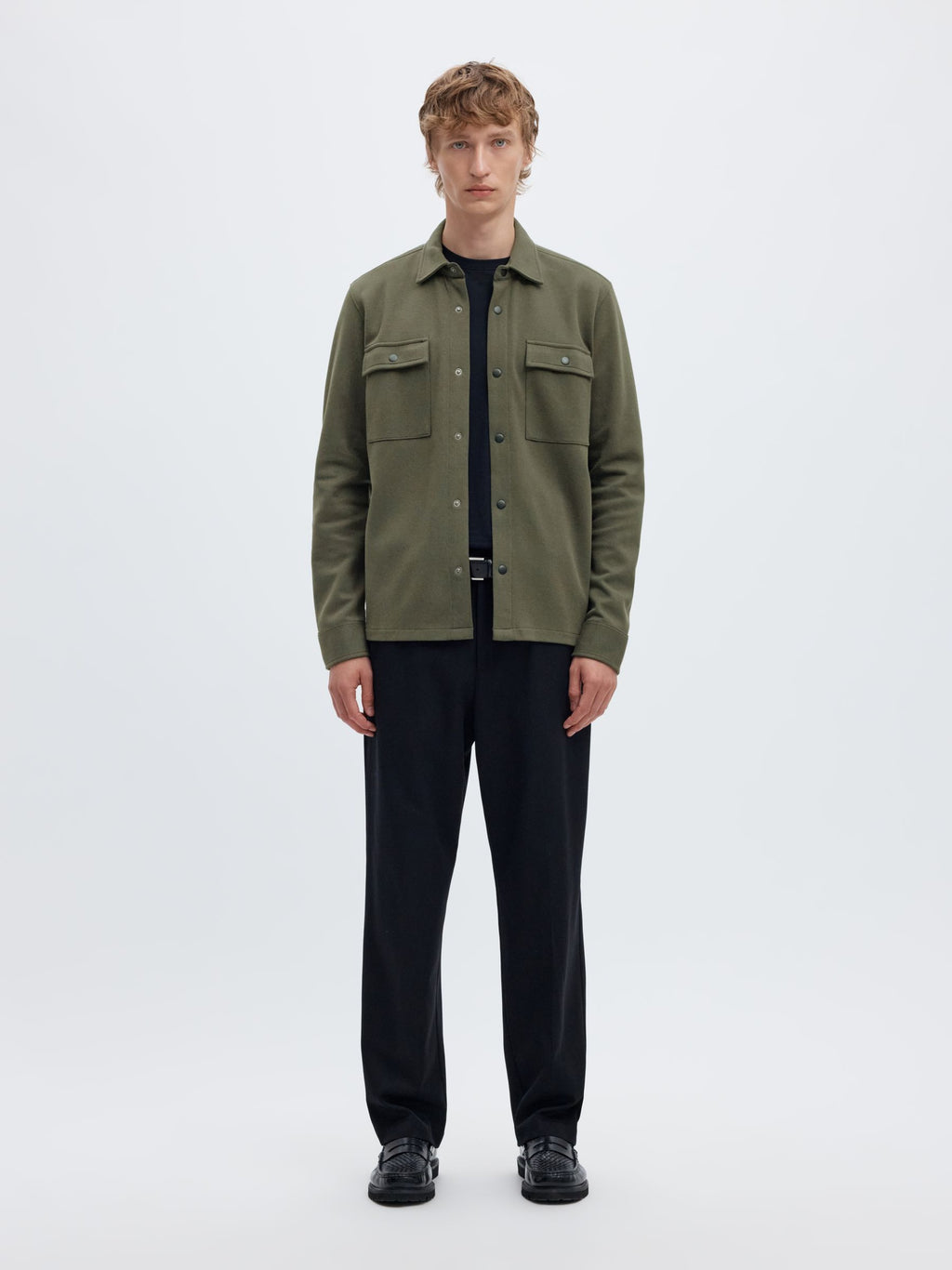 Selected JACKIE SWEAT JACKET - Forest Night
