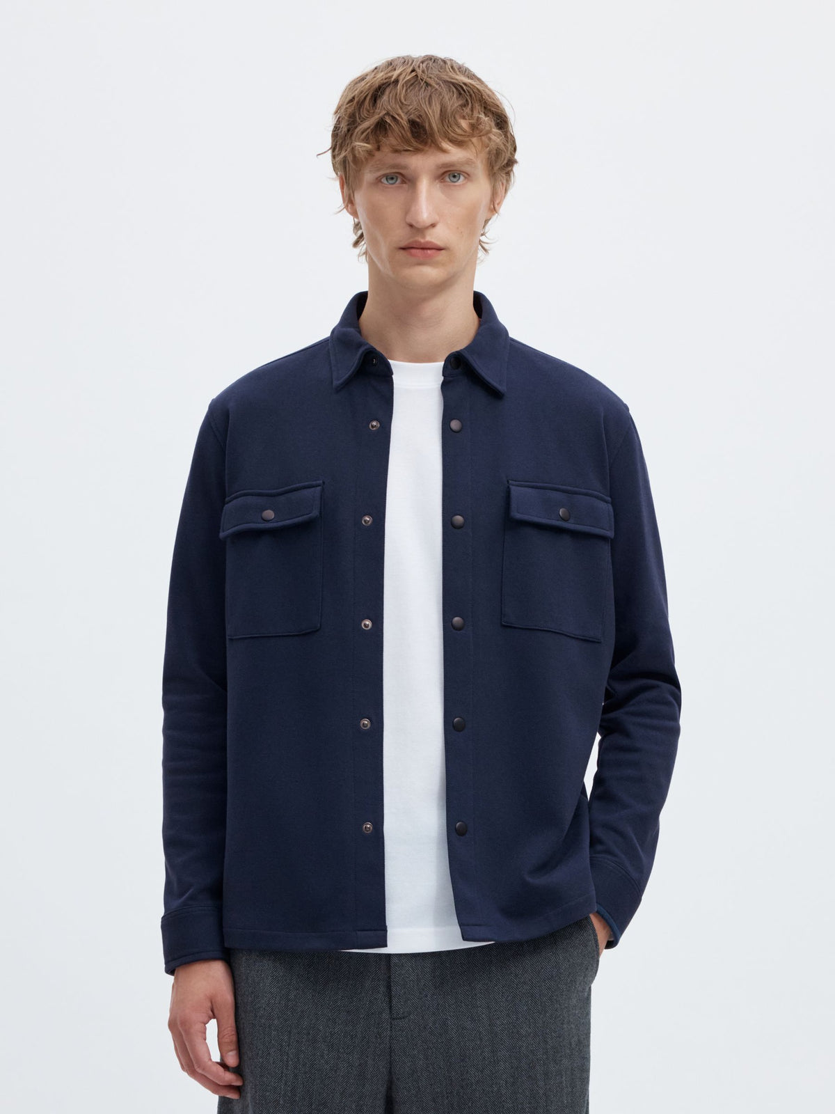 Selected JACKIE SWEAT JACKET - Navy Blazer
