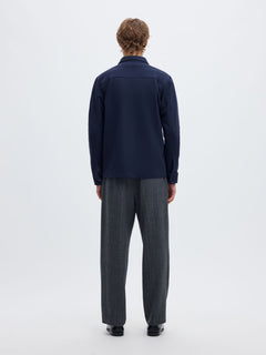 Selected Jackie sweat jakke i Navy Blazer set bagfra