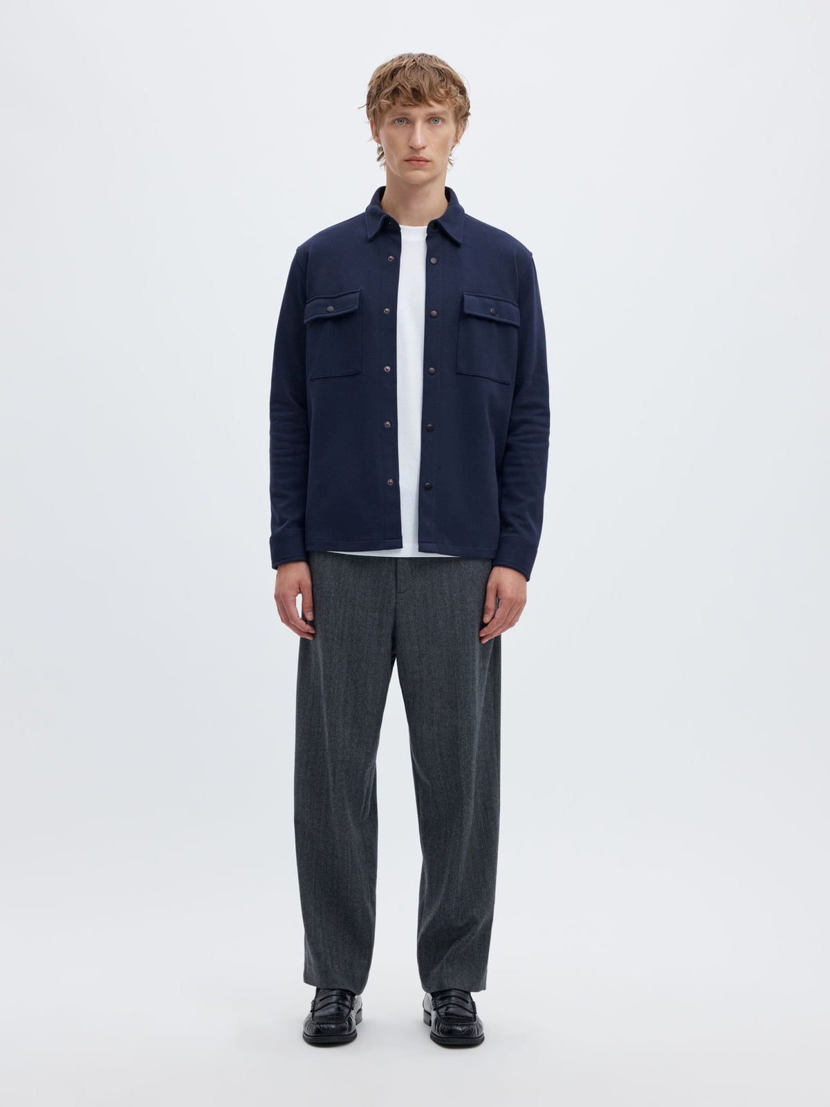 Selected JACKIE SWEAT JACKET - Navy Blazer
