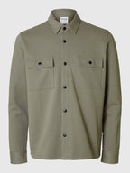 Selected JACKIE SWEAT JACKET - Vetiver